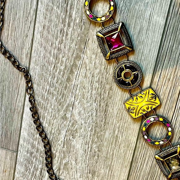 Chico’s Vintage Boho Chain Belt - Picture 2 of 3